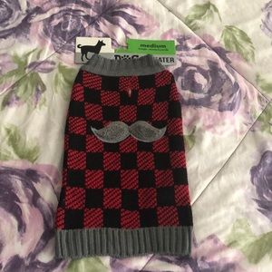 Plaid dog sweater